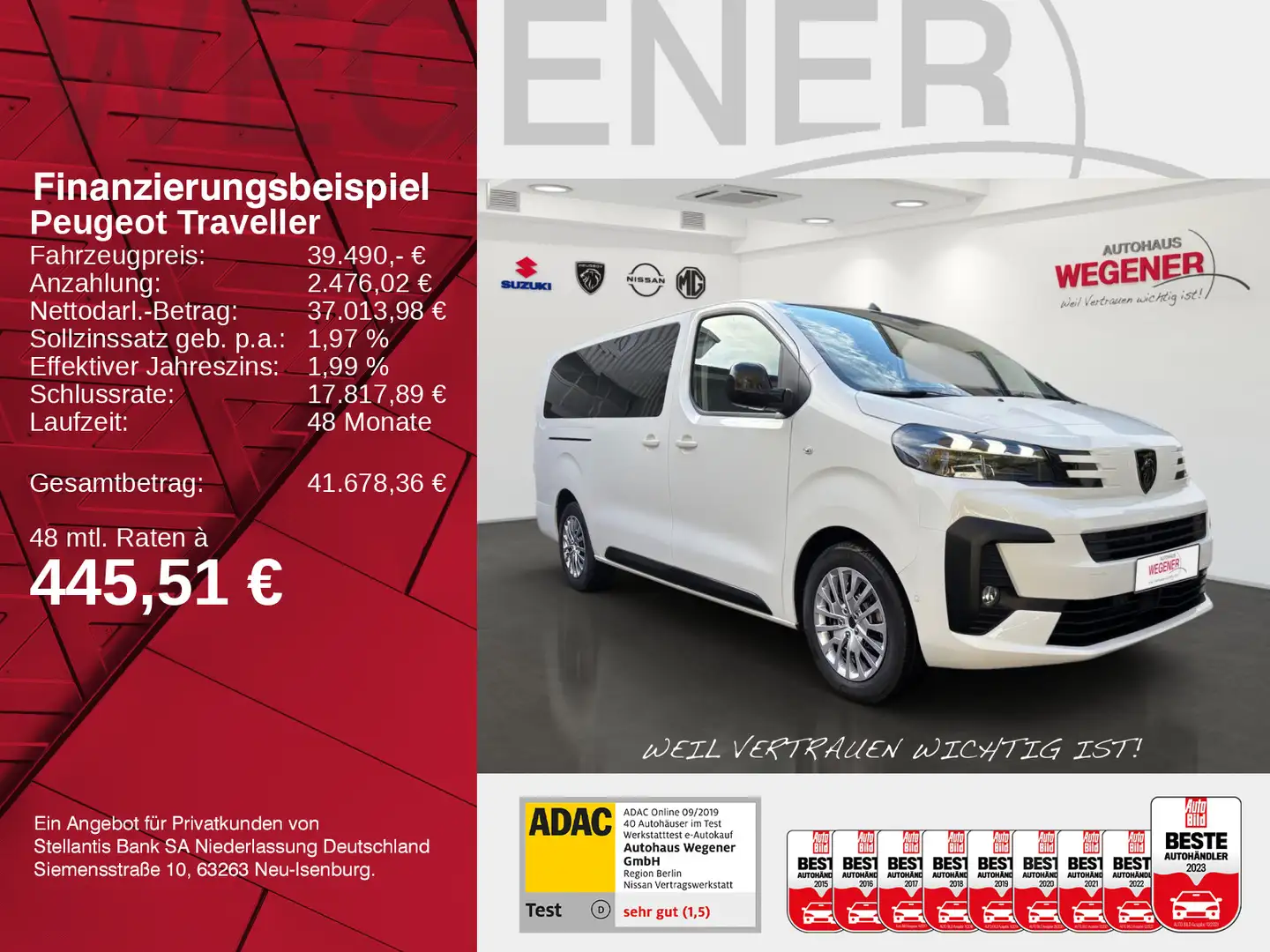 Peugeot Traveller Active L3 BlueHDi 180 EAT8 *Kamera*SHZ Alb - 2