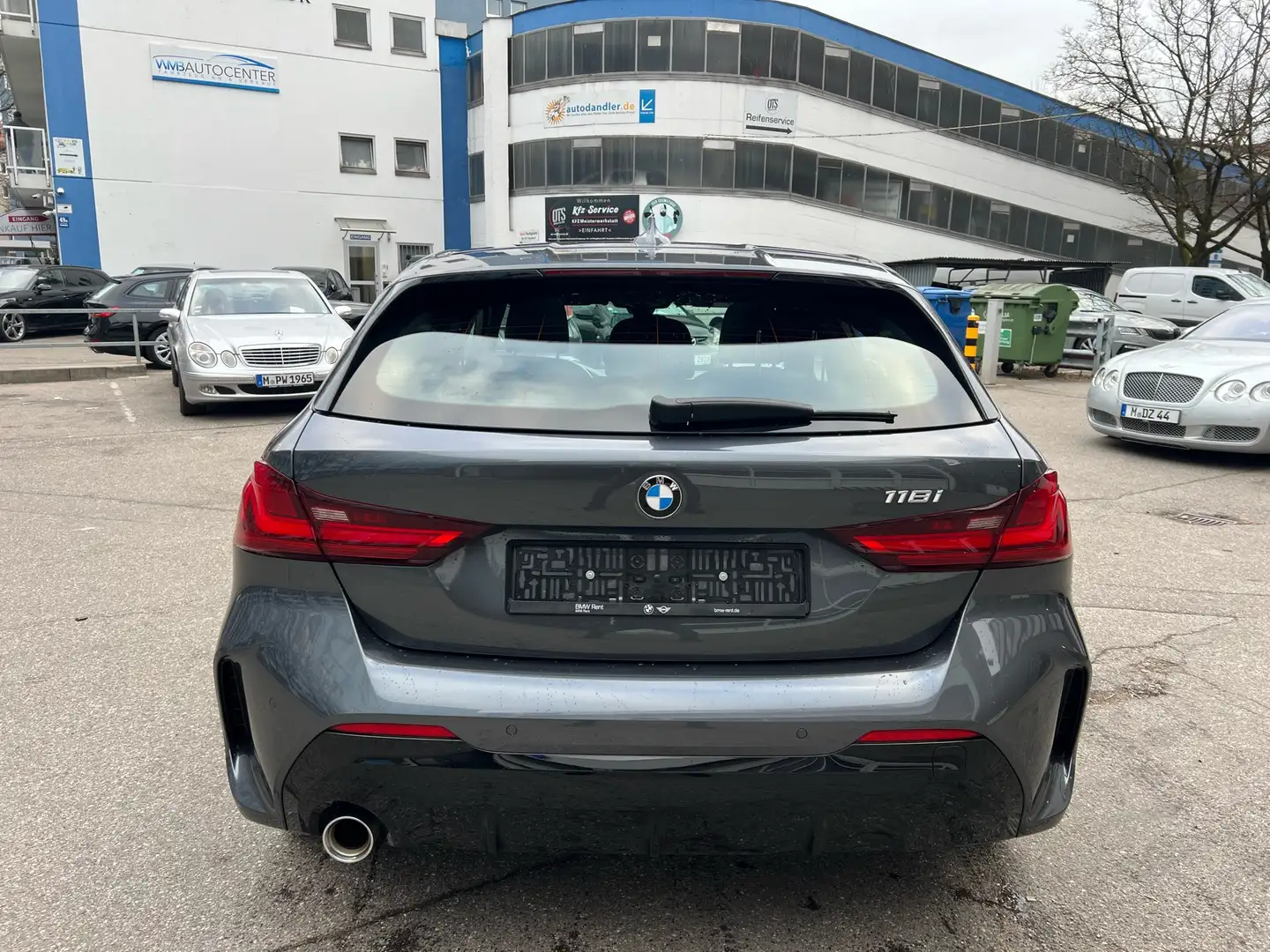 BMW 118 118i Aut. M-SportpaketM-Paket-Pano-LED-Navi-1.Hand Grey - 2