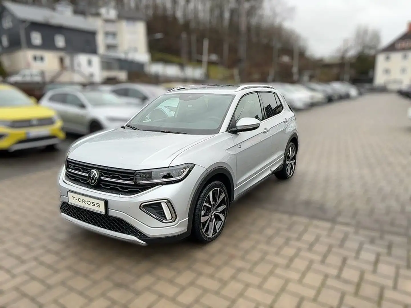 Volkswagen T-Cross 1,5 TSI OPF DSG 1.5 TSI 110 kW R-Line Silber - 2