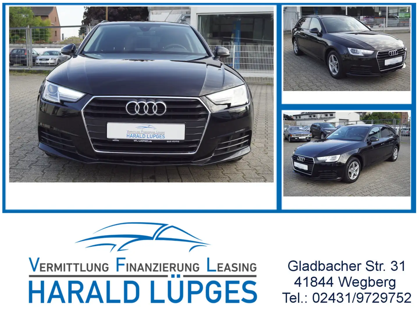 Audi A4 2,0 L TDI, S-Tronic, Navi, Xenon, Euro 6 Schwarz - 1