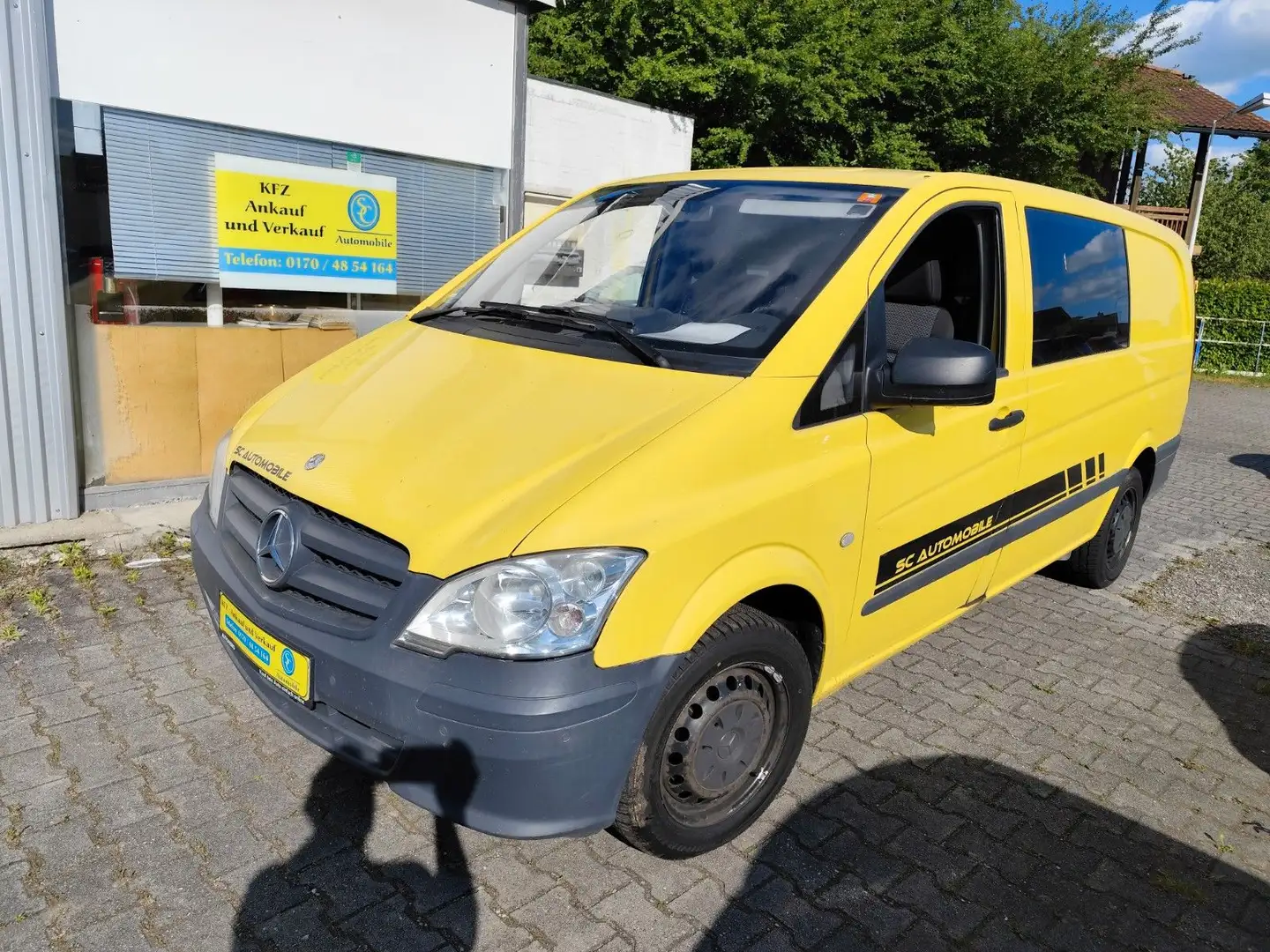Mercedes-Benz Vito Mixto 122 CDI lang Navi pdc 6 Sitze standh. Jaune - 1