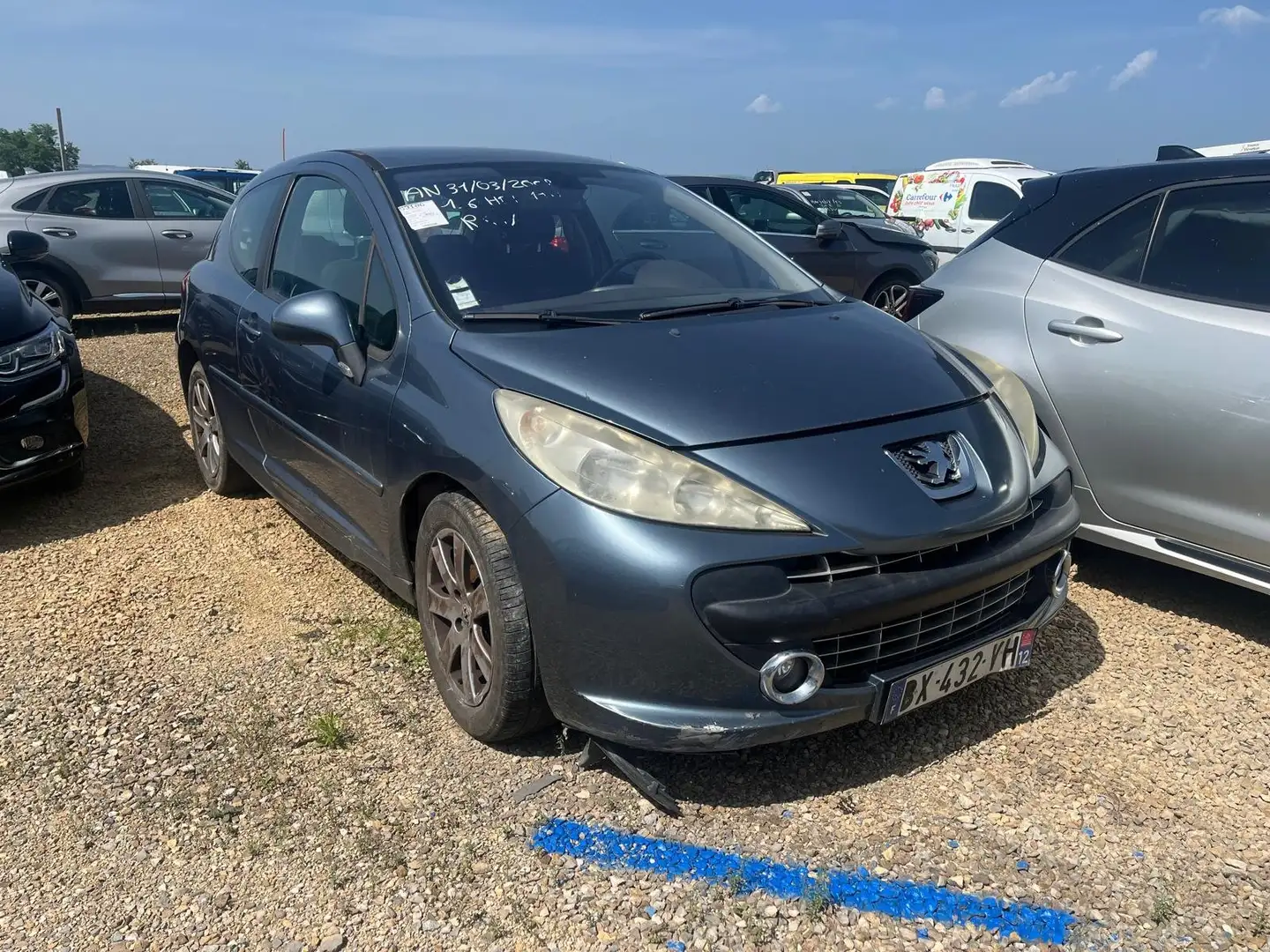 Peugeot 207 207 1.6 HDi 110 SP / BX432 Gris - 1