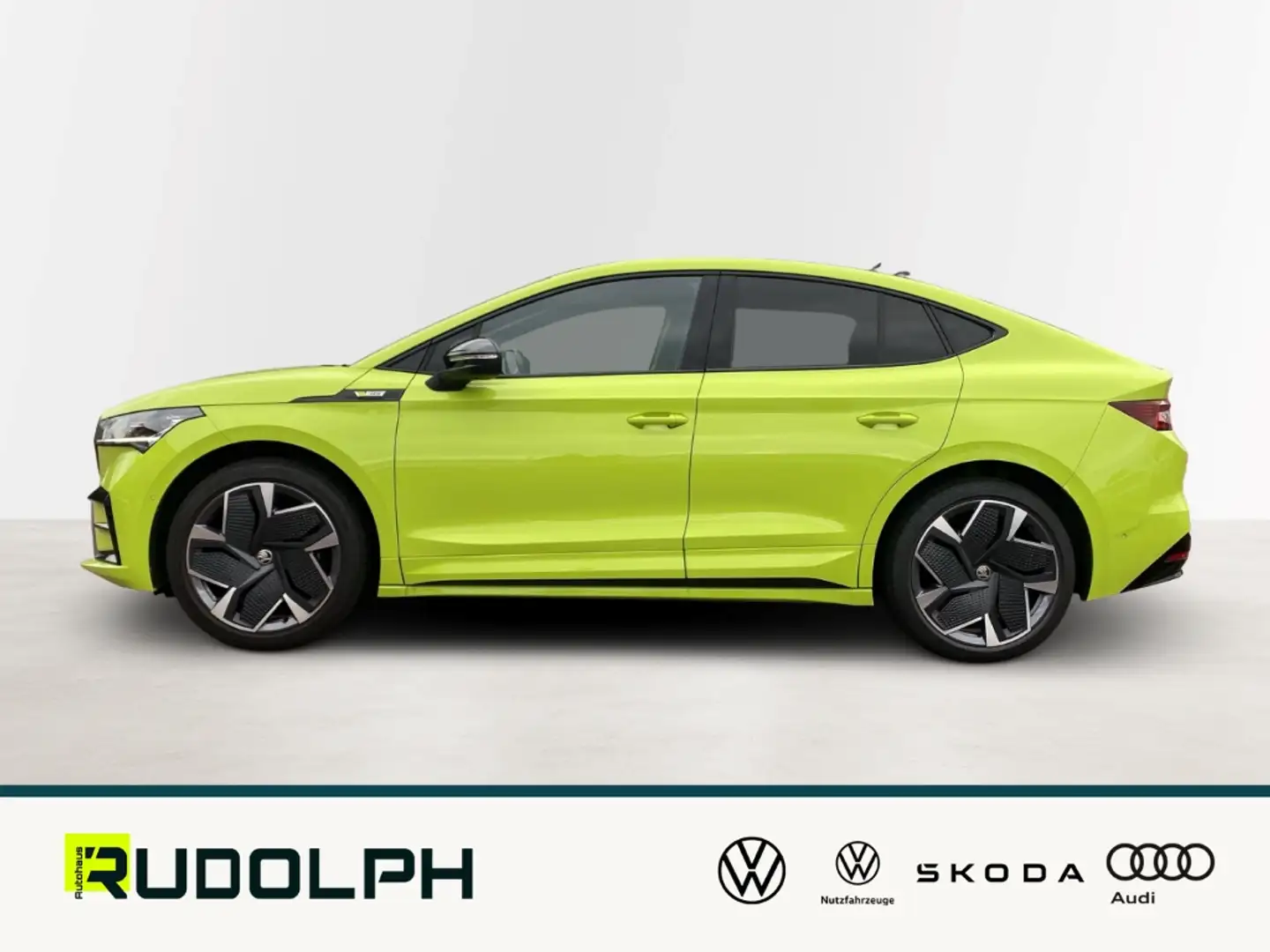 Skoda Enyaq Coupe RS iV LEDER+AHK+PANO+KAMERA+DCC+VOLL Grün - 2