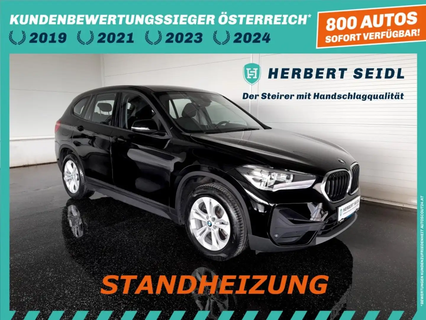 BMW X1 25e 4x4 PHEV Aut *DRIVING ASS. / NAVI / KAMERA / STANDHEIZUNG / 2-ZONEN-KLIMA / E-KLAPPE* Schwarz - 1