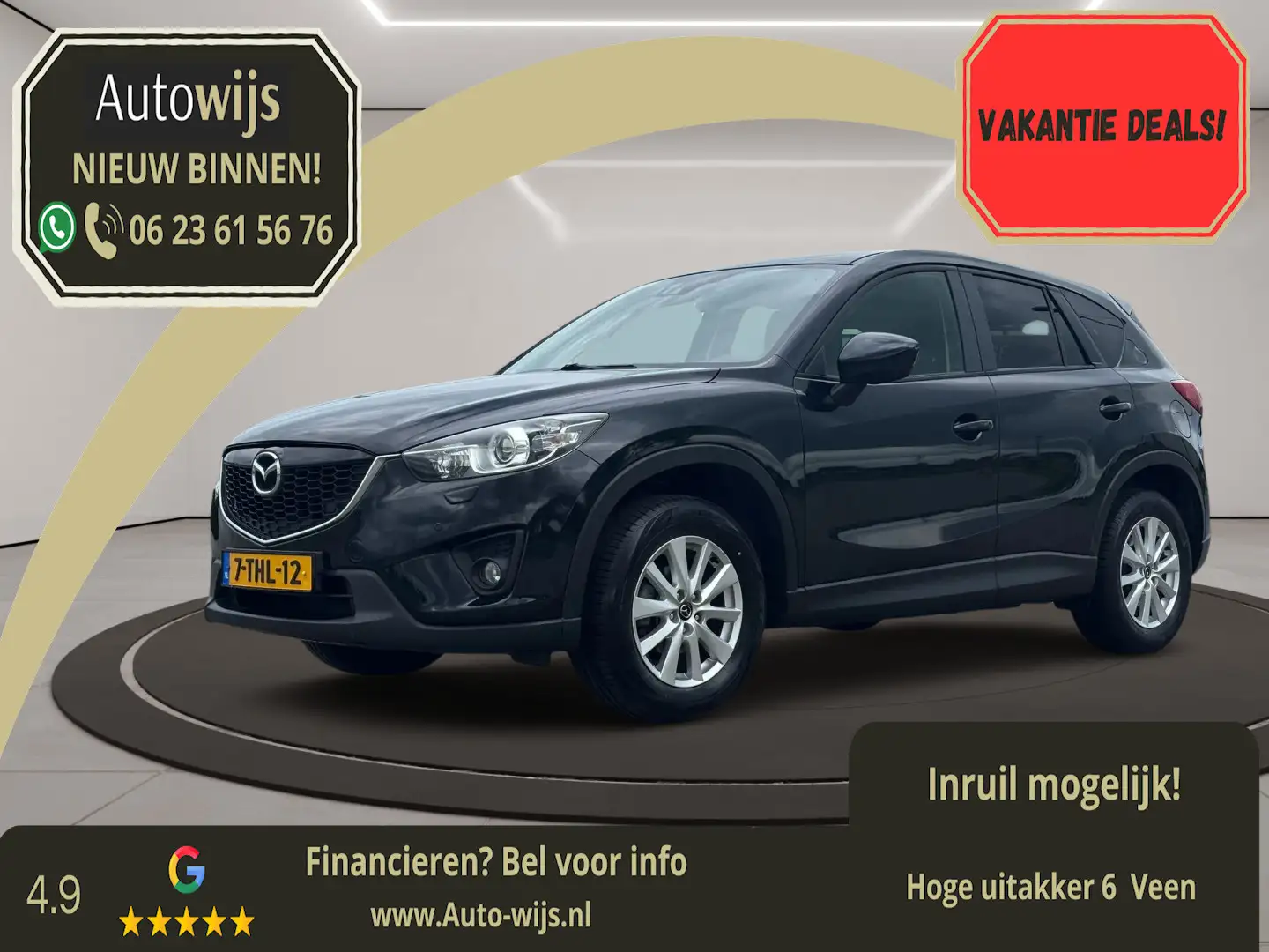 Mazda CX-5 2.0 Skylease+ 2WD|NL AUTO|Xenon|Navi|PDC| Siyah - 1