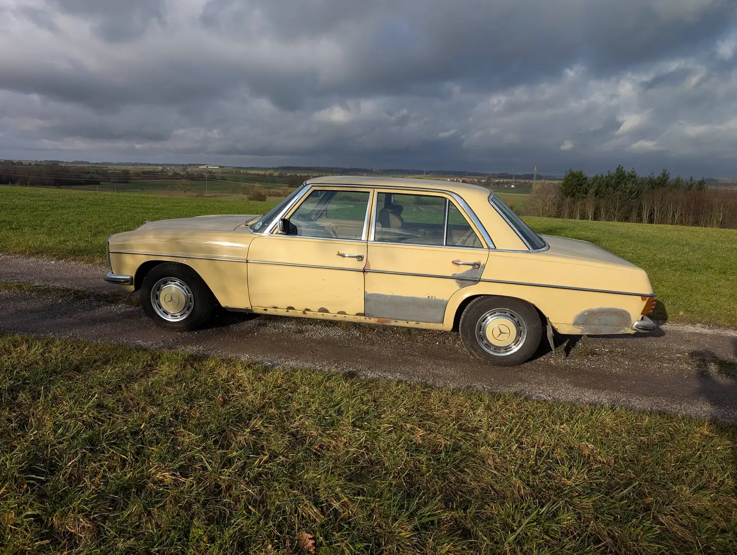 Mercedes-Benz W 114/115 Strich-Acht 220D Geel - 2