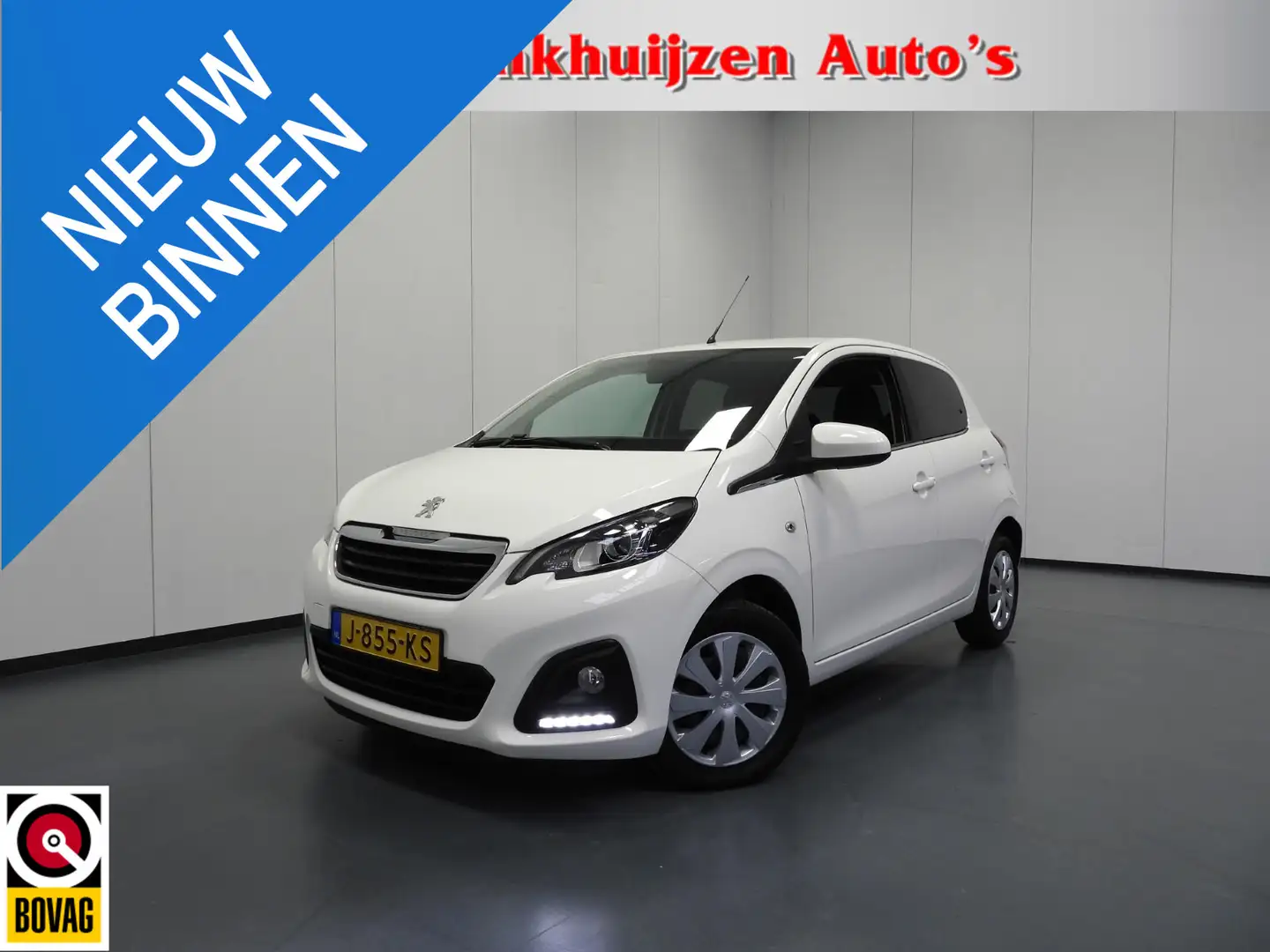 Peugeot 108 1.0 e-VTi Dynamic Techno NAVI-APP/CAMERA/AIRCO/BLU Blanc - 1