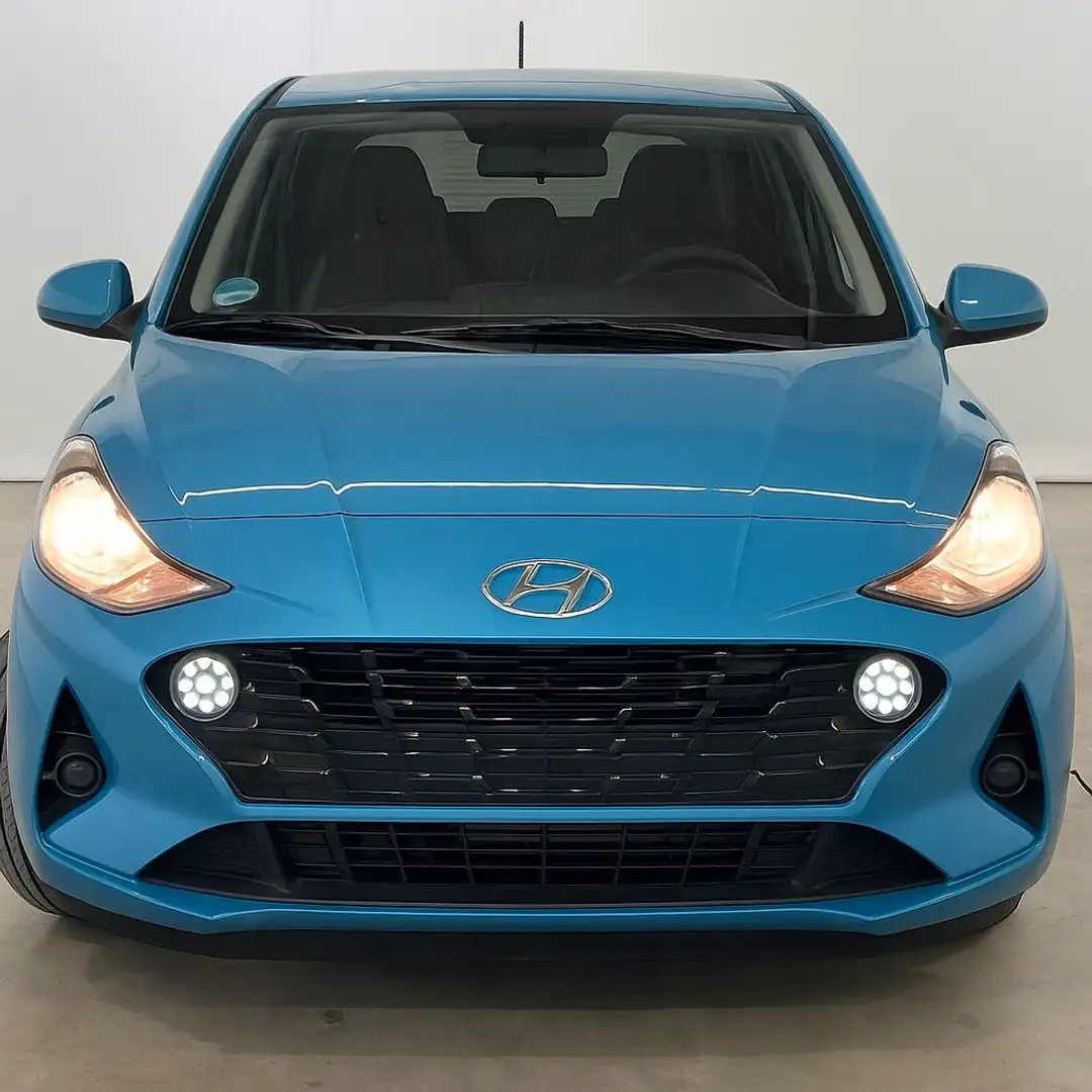 Hyundai i10 1,2 Prime NAVI/CAM/PDC/CLIMAA./SHZ/LHZ/GARAN Blau - 1