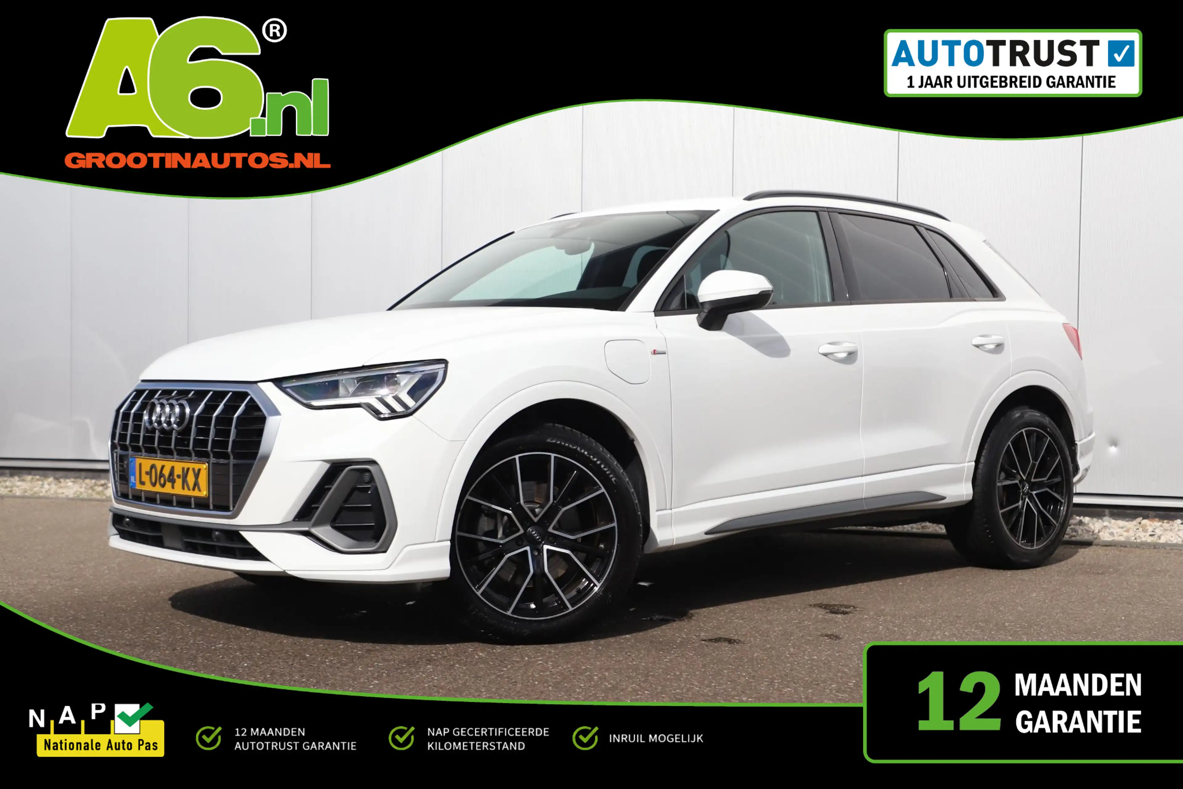 Audi Q3 45 TFSI e S edition Automaat 19 inch LMV Half Lede