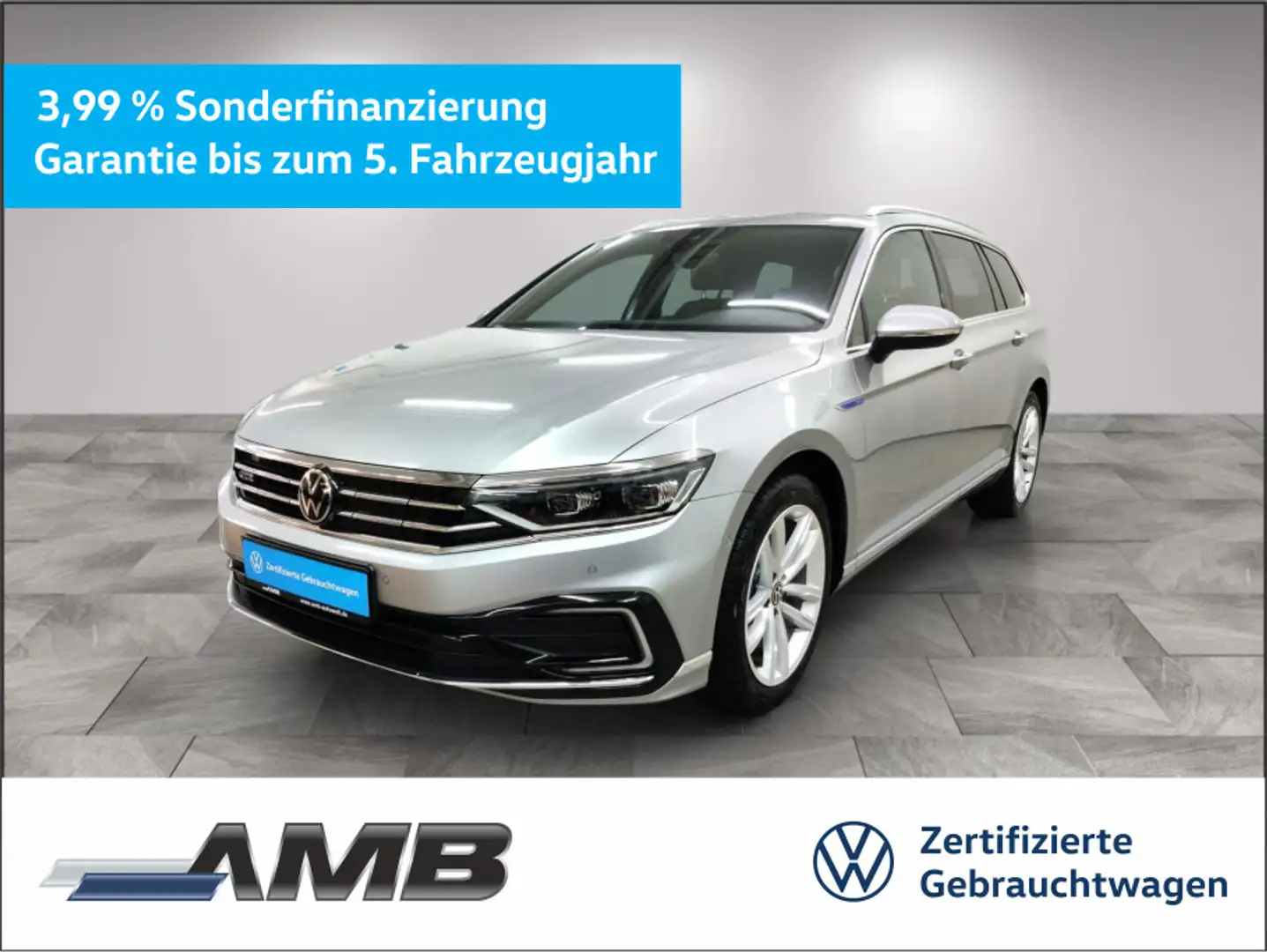 Volkswagen Passat Variant GTE AHK/Matrix/Standhzg/11.28Gara Plateado - 1