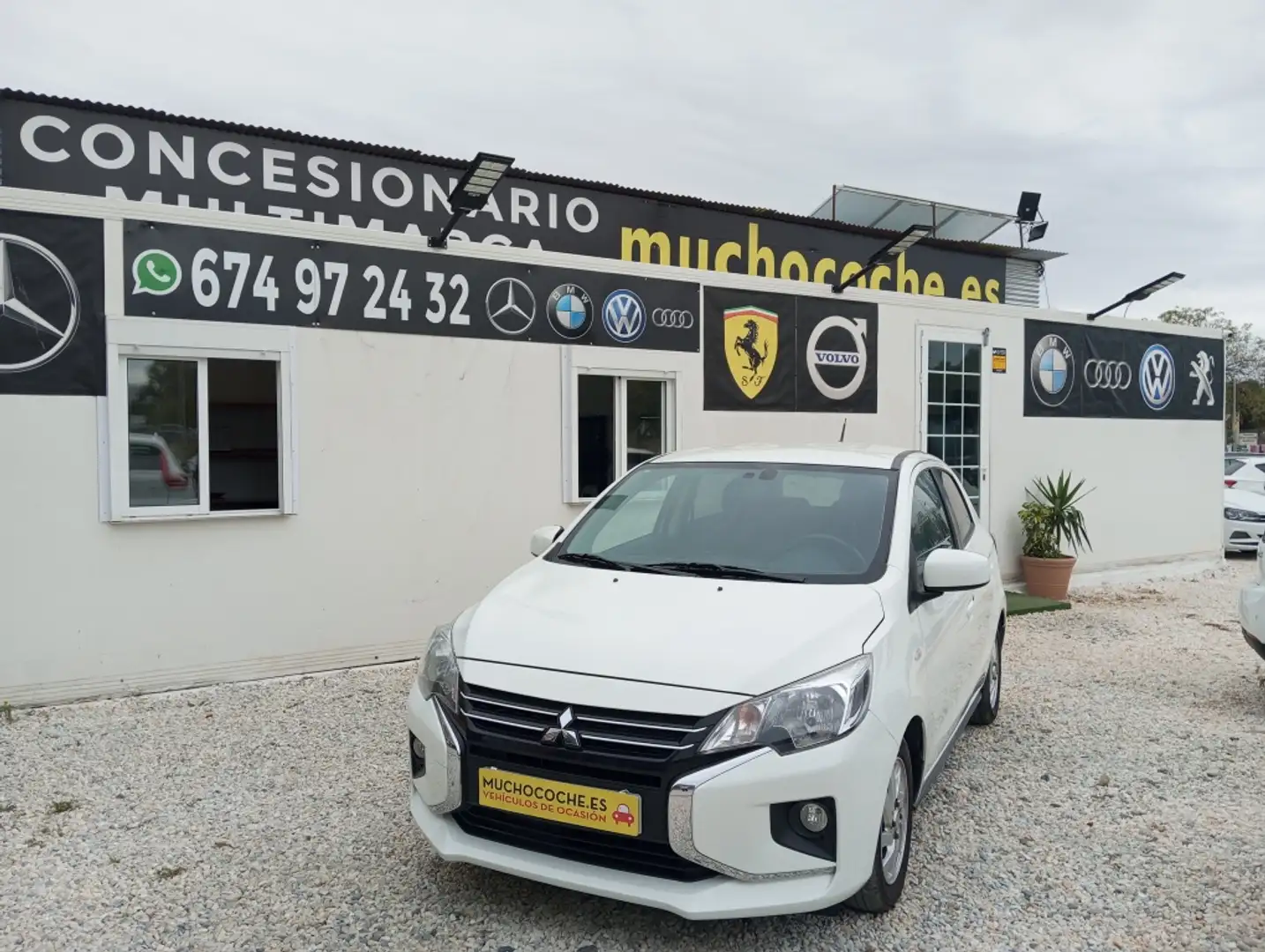 Mitsubishi Space Star 120 MPI Spirit Blanc - 1