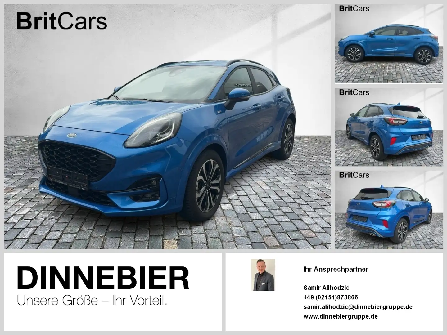 Ford Puma ST-LINE X *1.0 Automatik*LED*Winterpaket*Navi* Blau - 1