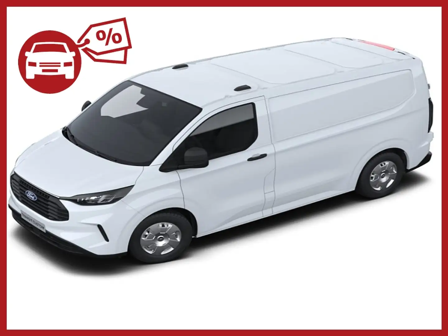 Ford Transit Custom Kasten 2,5 PHEV L2H1 320 Trend Aut. Weiß - 1