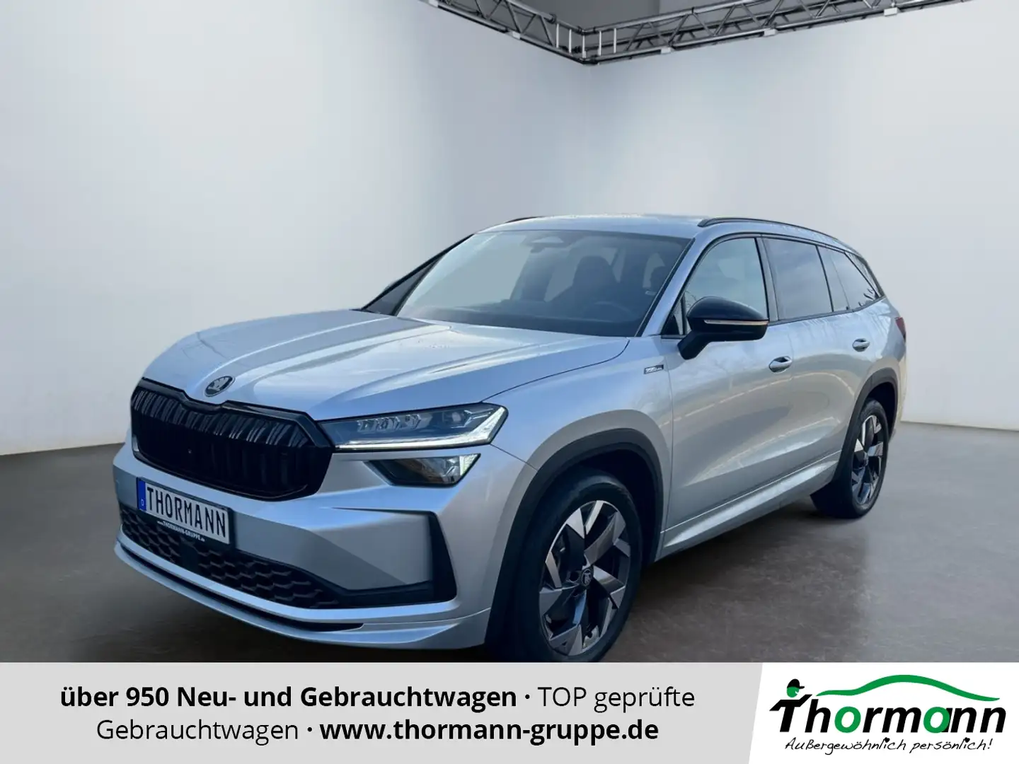 Skoda Kodiaq 2.0 TDI W Sportline AUT Akustikglas Kam. Silber - 1