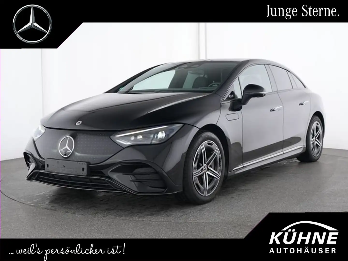 Mercedes-Benz EQE 350 4M AMG Premium Night PanoramaDach+22KW ! Schwarz - 1