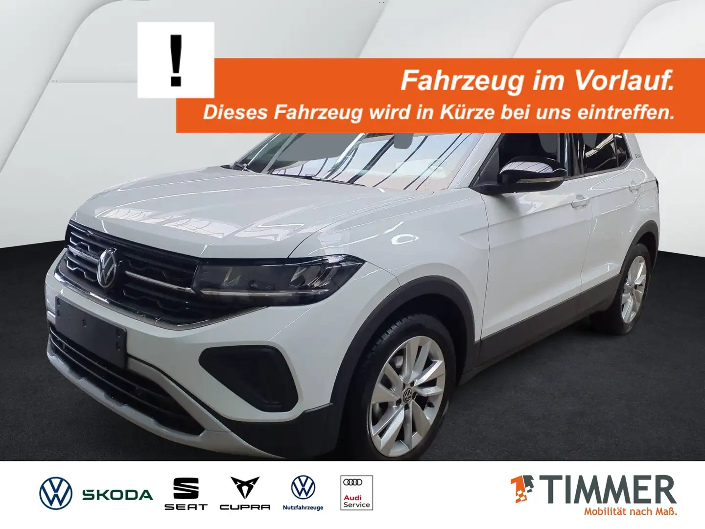 Volkswagen T-Cross 1.0 TSI GOAL +LED +ACC +VIRTUAL +NAVI +SHZ +17" + Weiß - 1