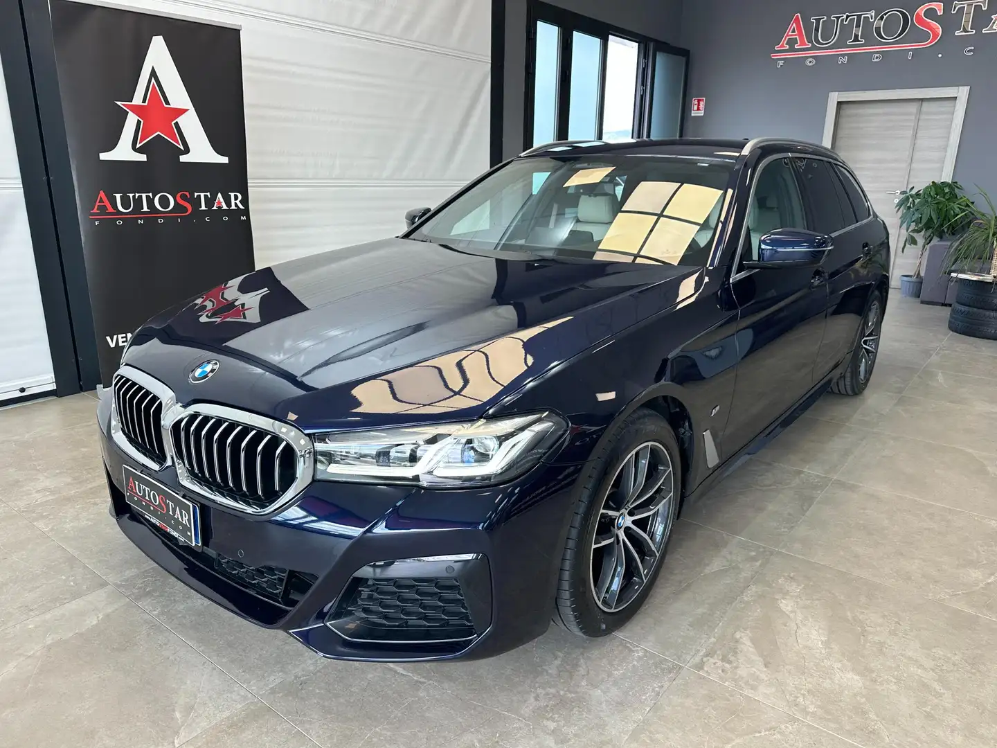 BMW 520 520d Touring mhev 48V xdrive Msport auto Blu/Azzurro - 1