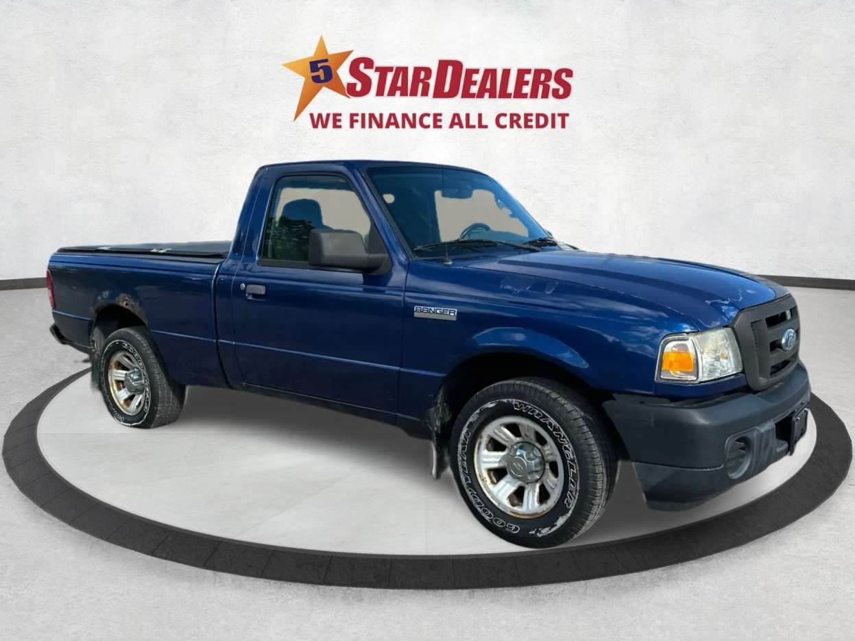 Blue 2008 Ford Ranger Pickup Truck  Manual