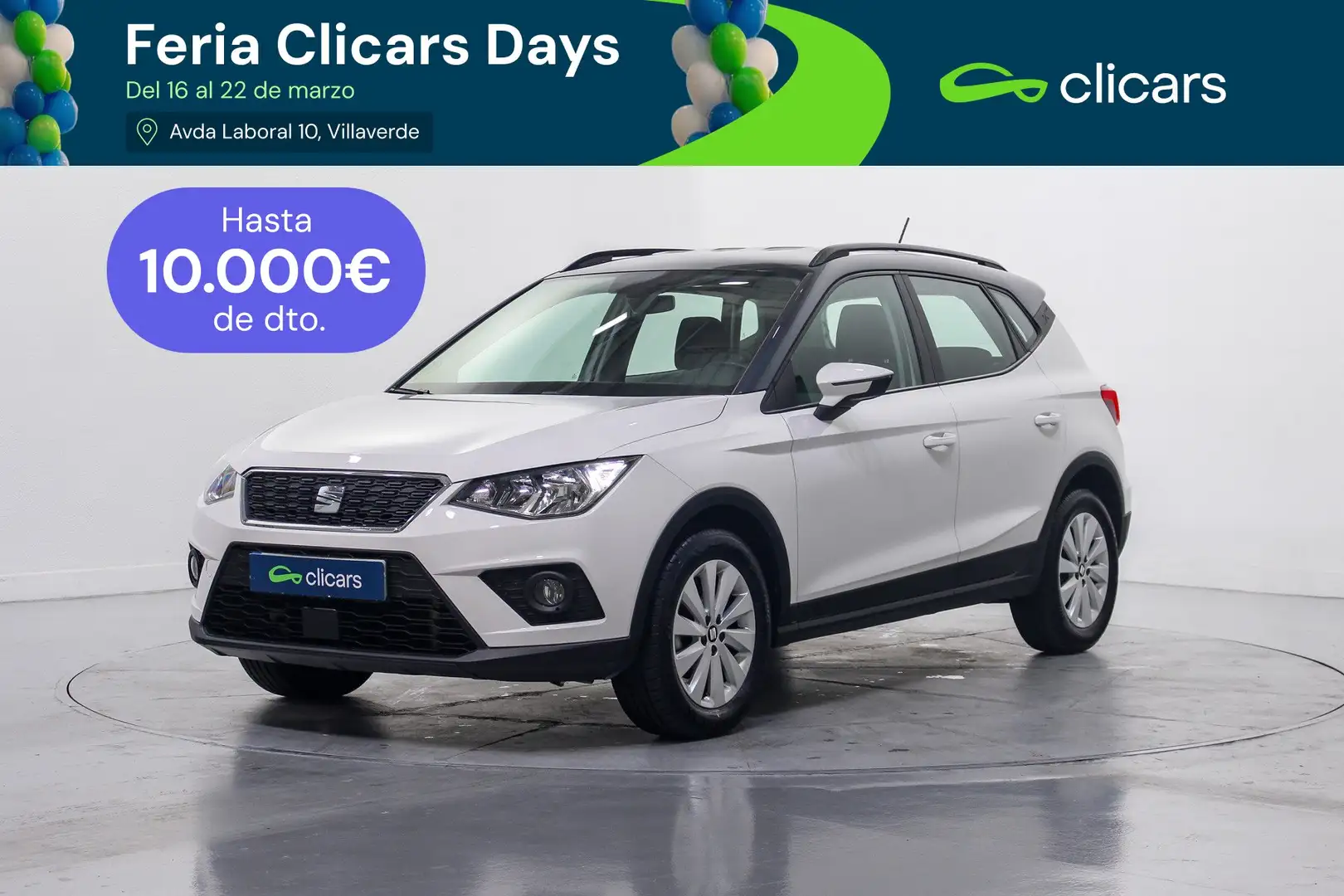 SEAT Arona 1.6TDI CR S&S Style 95 Weiß - 1