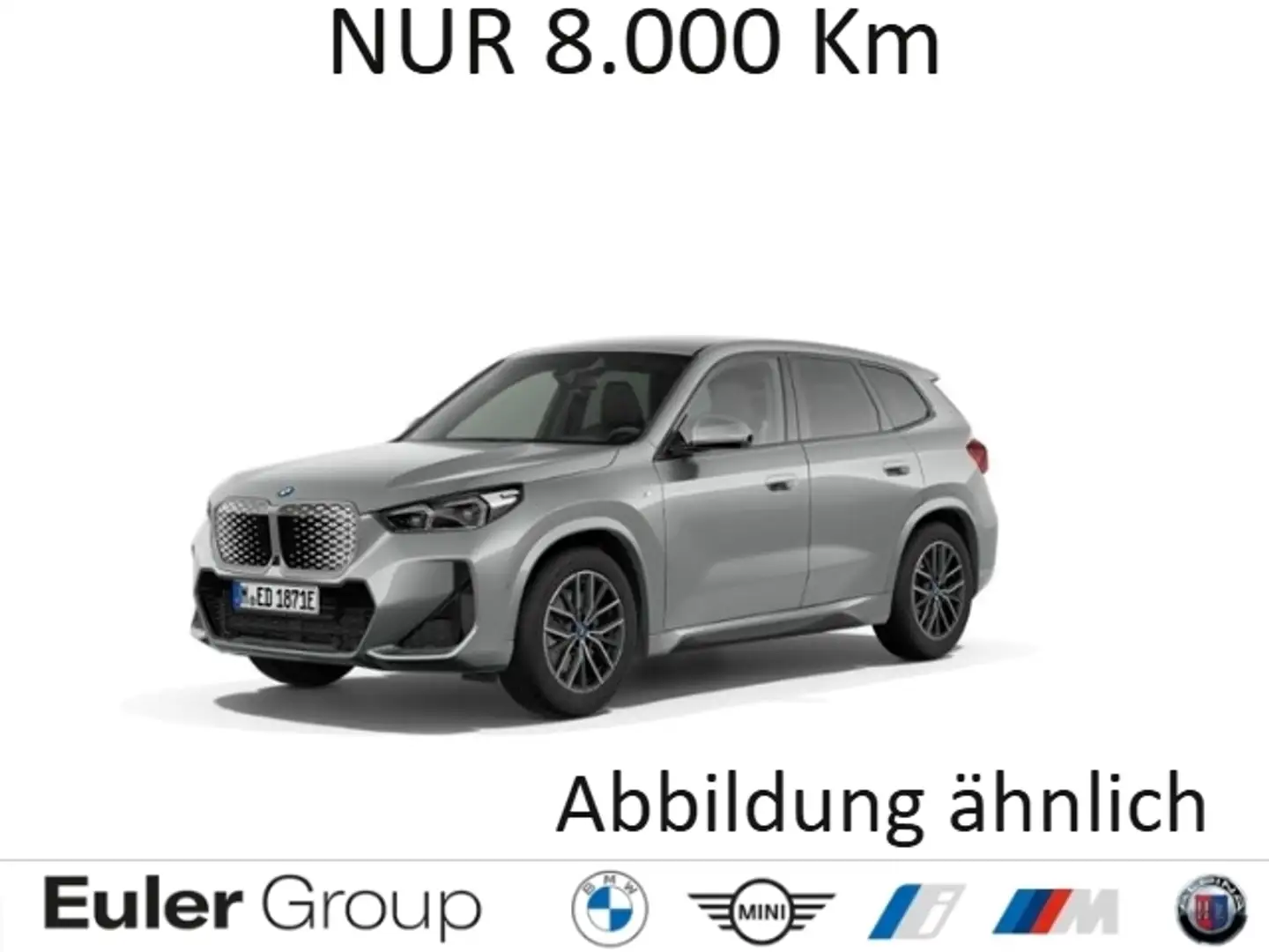 BMW iX1 30 Sport Sommer18'' AHK ICONIC HUD ParkAss+ AdLED Silber - 1