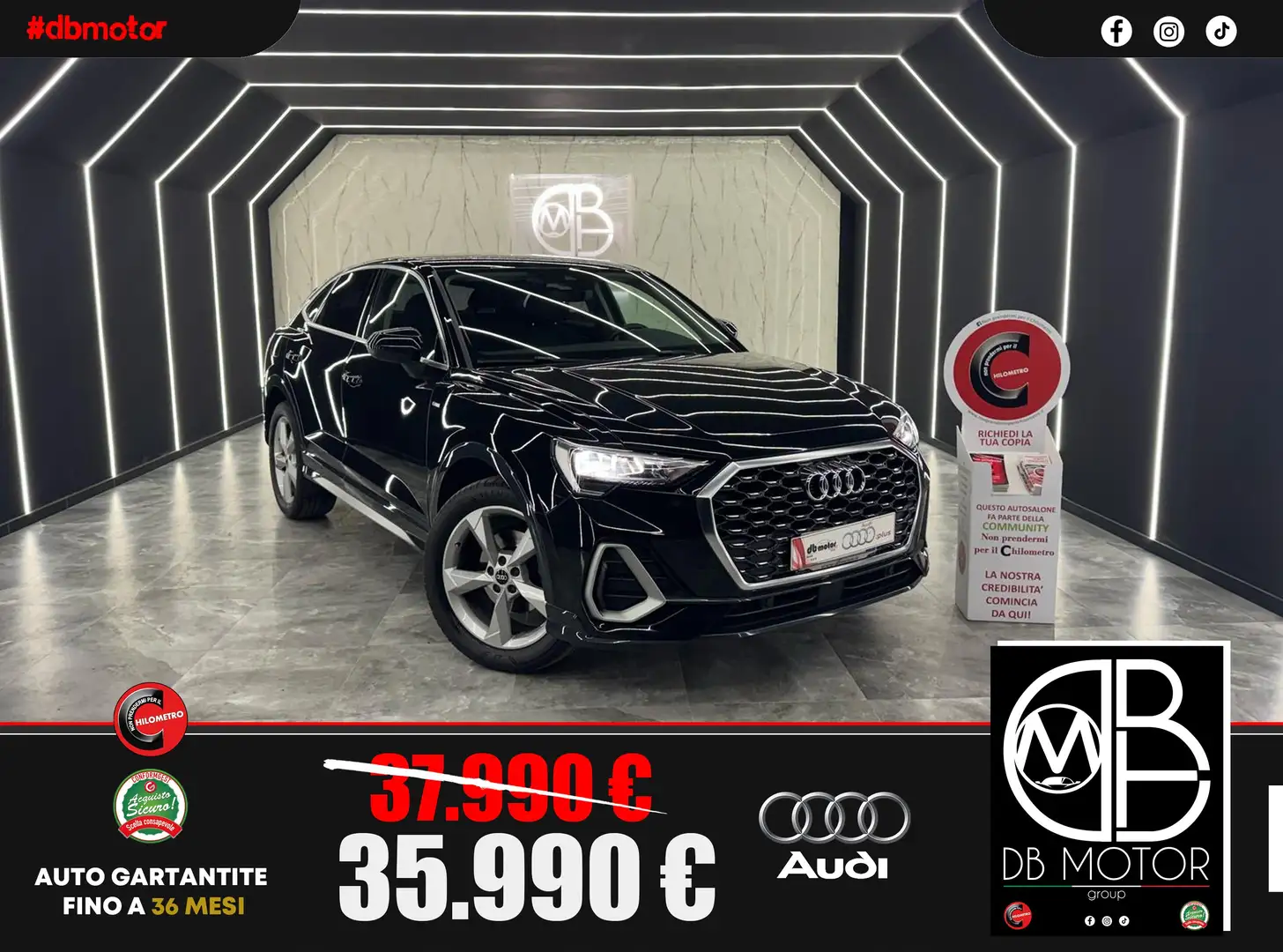 Audi Q3 Q3 Sportback 35 2.0 tdi S line edition s-tronic Nero - 1