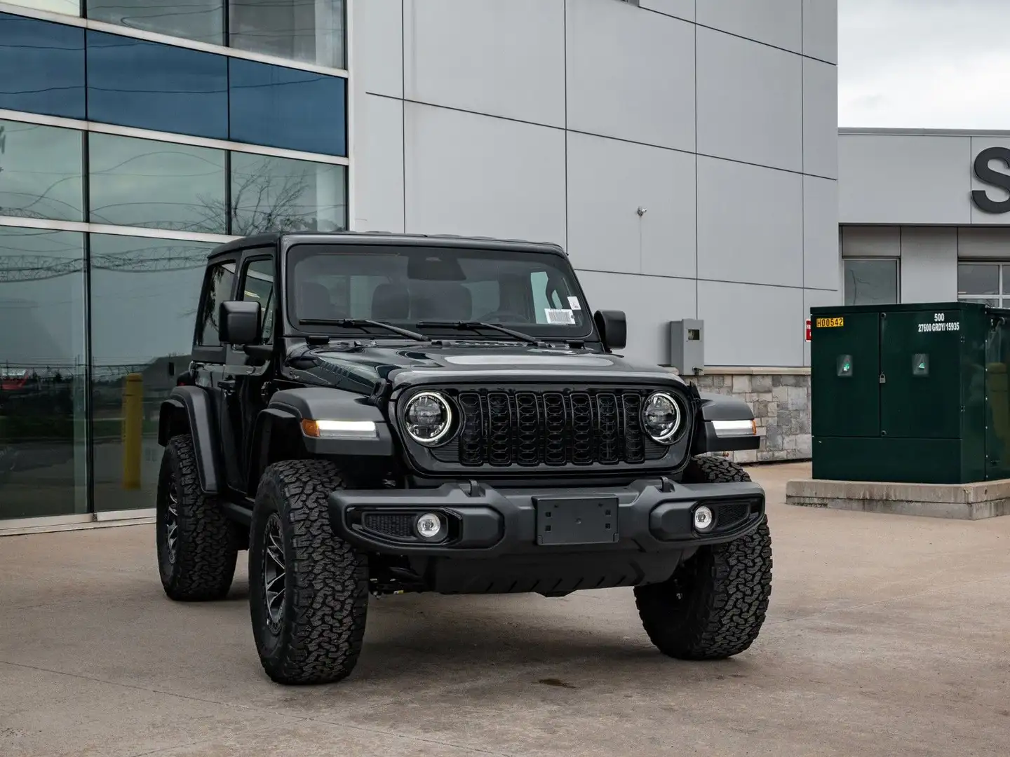 Jeep Wrangler Willys JL Zwart - 1