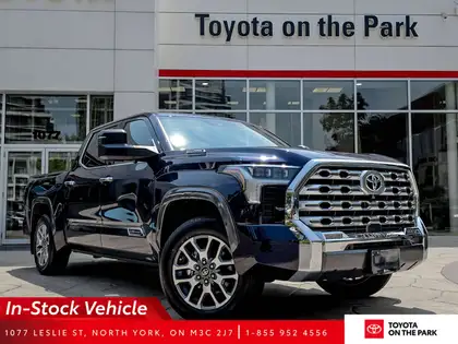 Blue 2026 Toyota Tundra Hybrid Pickup Truck Four-Wheel Drive Automatic