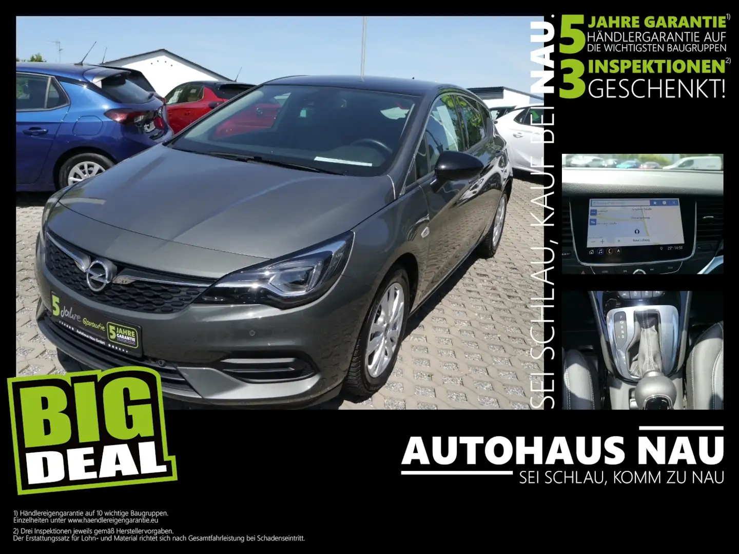 Opel Astra K 1.4 Turbo Elegance inkl.Inspektionspaket Gris - 1