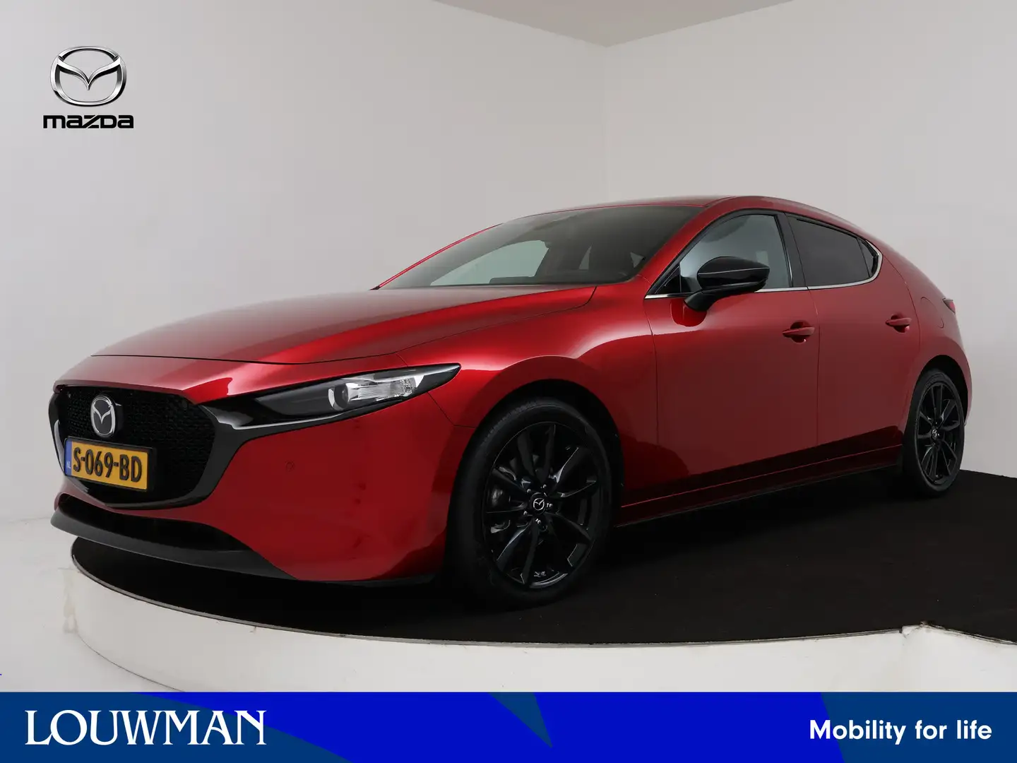 Mazda 3 2.0 e-SkyActiv-G M Hybrid 150 Sportive automaat | Rosso - 1