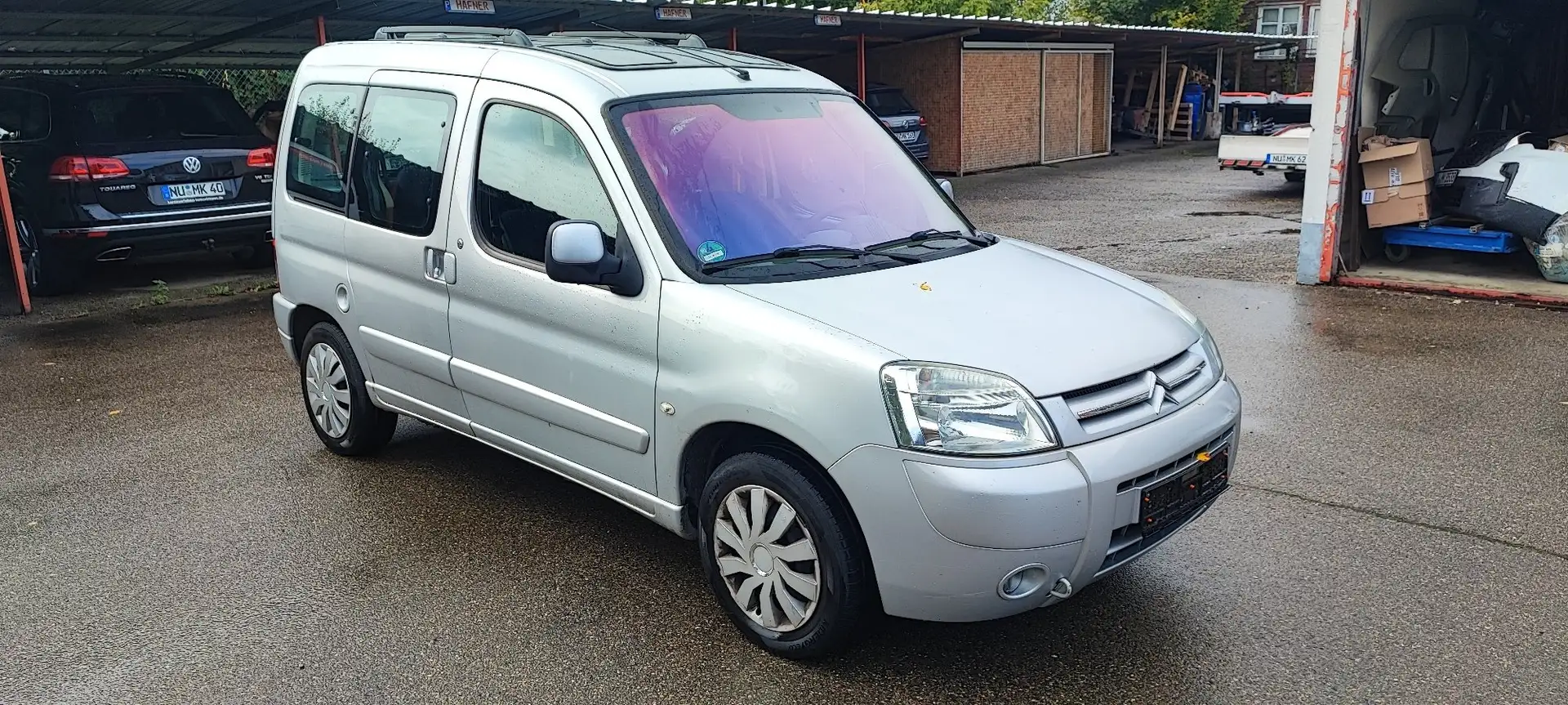 Citroen Berlingo 1.6 16V Multispace Plus, 1.Hd, Klima, TÜV neu Silber - 1