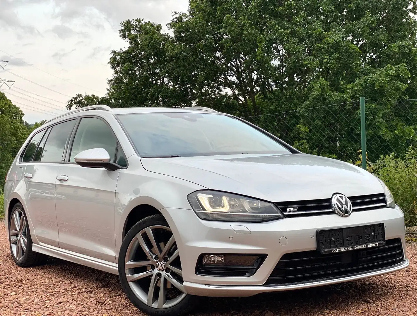 Volkswagen Golf VII Variant 2.0 TDI*R-Line*AHK*DAB*Navi* Argent - 1