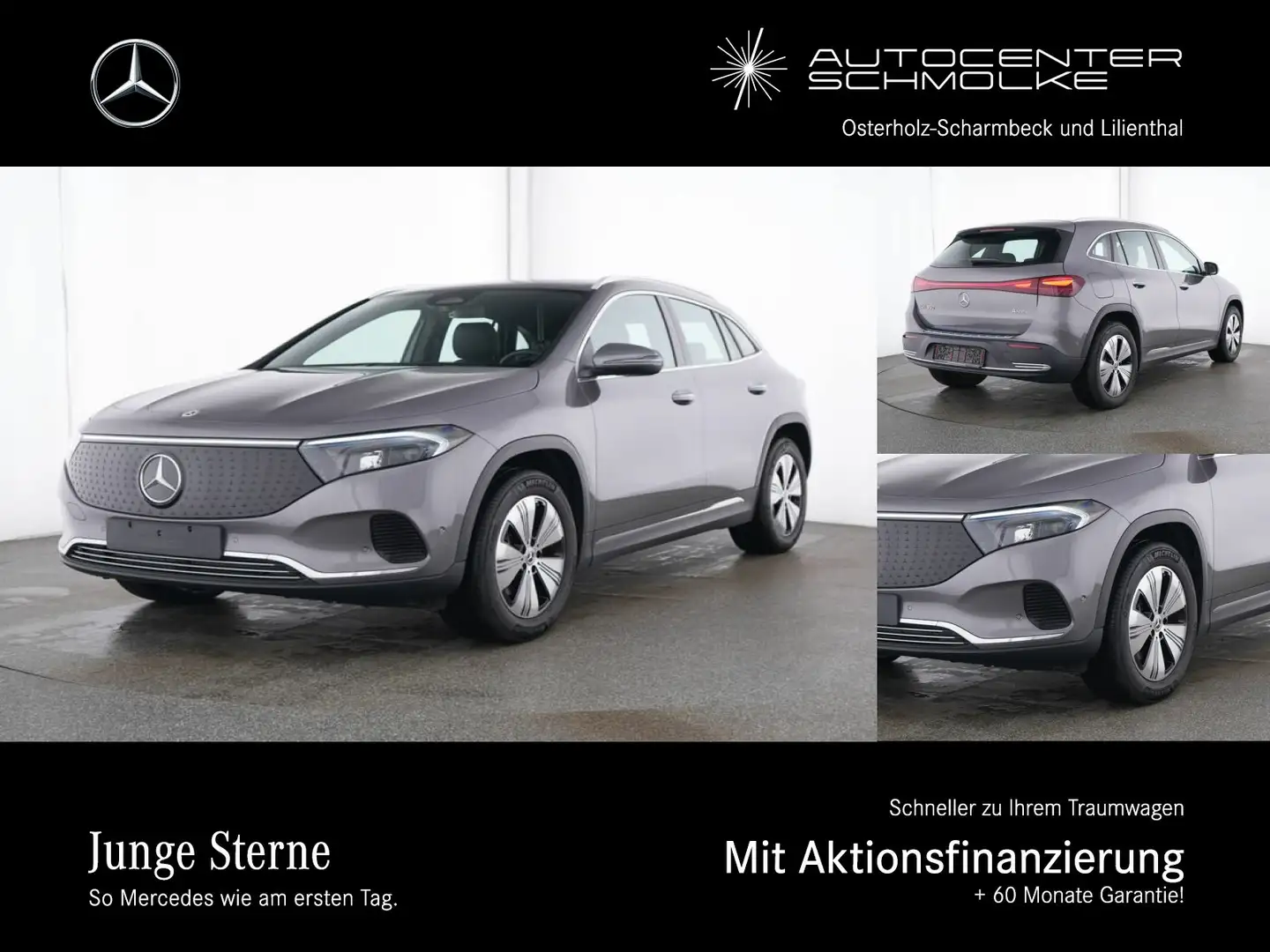 Mercedes-Benz EQA 350 EQA 350 4M Advanced+ TOTWINKEL*KEYLESS-GO*etc... Gris - 1