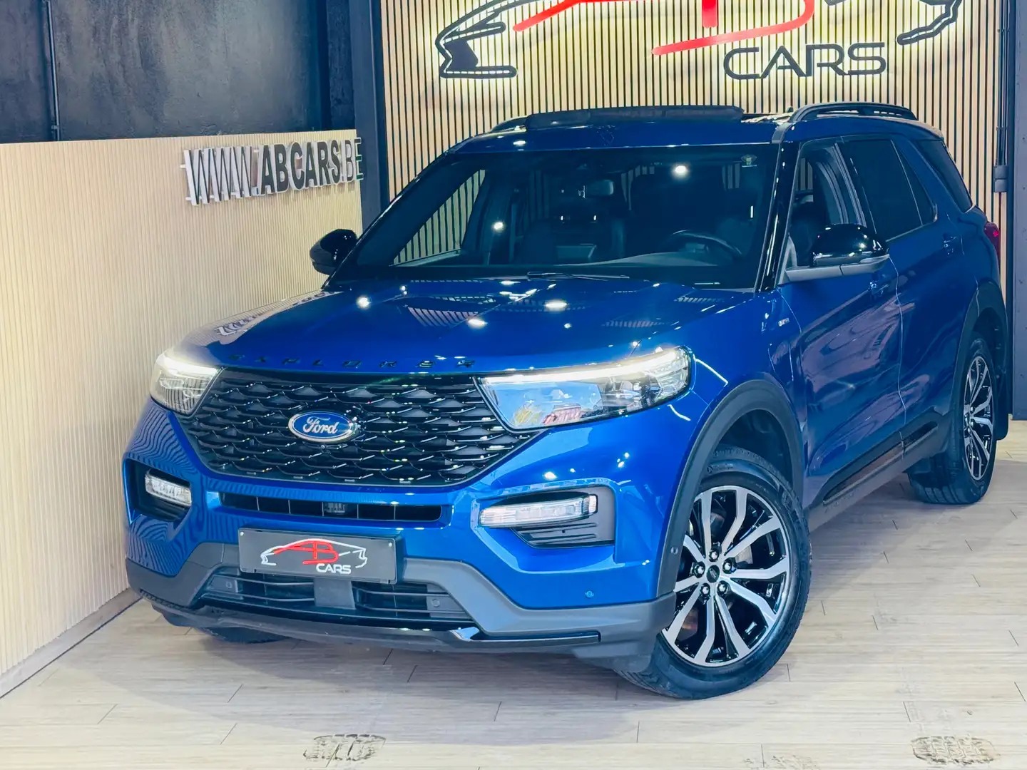 Ford Explorer PHEV 3.0 EcoBoost AWD ST-Line * 7 PLACES * Bleu - 2