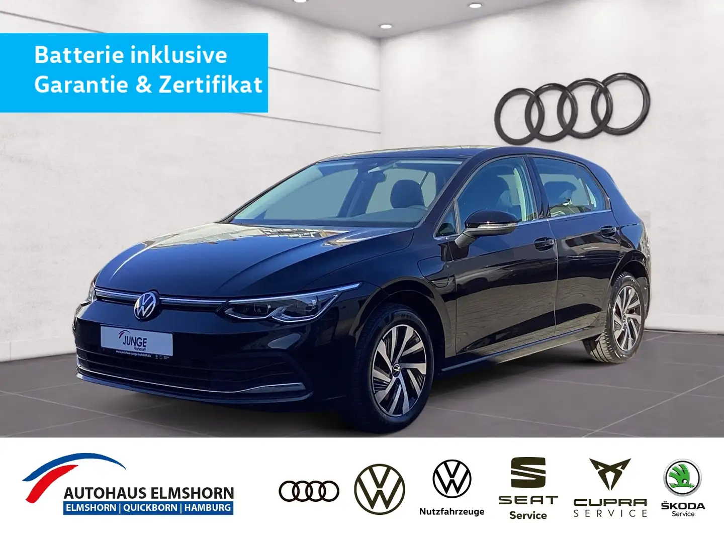 Volkswagen Golf VIII Style 1.4 TSI eHybrid DSG NAV ACC APP LED PD Noir - 1