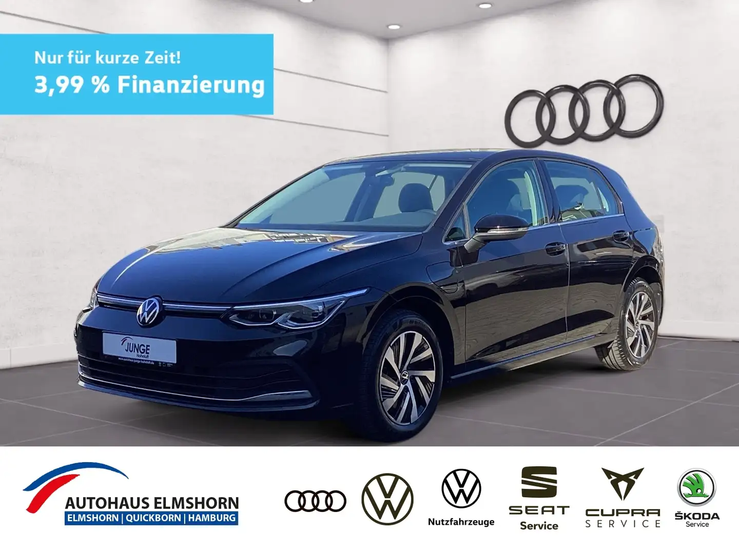 Volkswagen Golf VIII Style 1.4 TSI eHybrid DSG NAV ACC APP LED PD Schwarz - 1