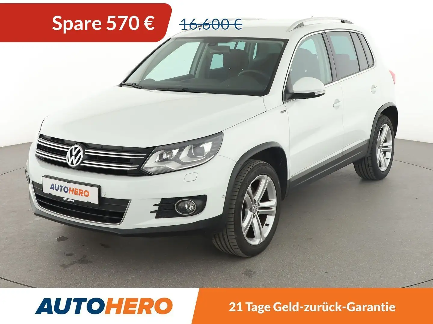 Volkswagen Tiguan 1.4 TSI Lounge Sport & Style BMT*BI-XENON*PDC*SHZ* Weiß - 1