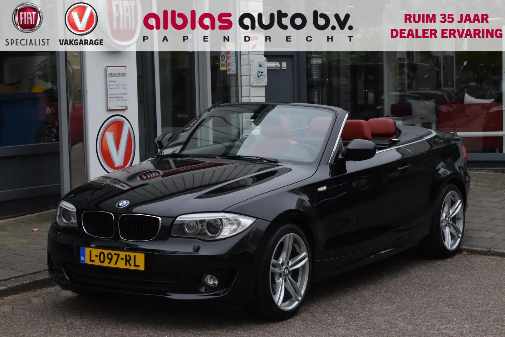 BMW 120 1-serie Cabrio 120i 170pk automaat|keurige staat! Zwart - 1