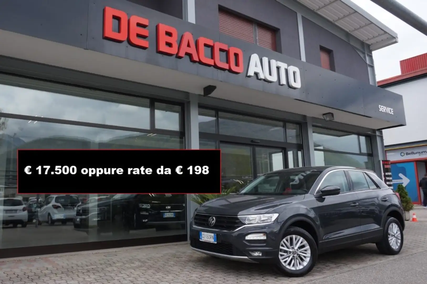 Volkswagen T-Roc 1.0 TSI 110 cv BMT OK NEOPATENTATI Grigio - 1