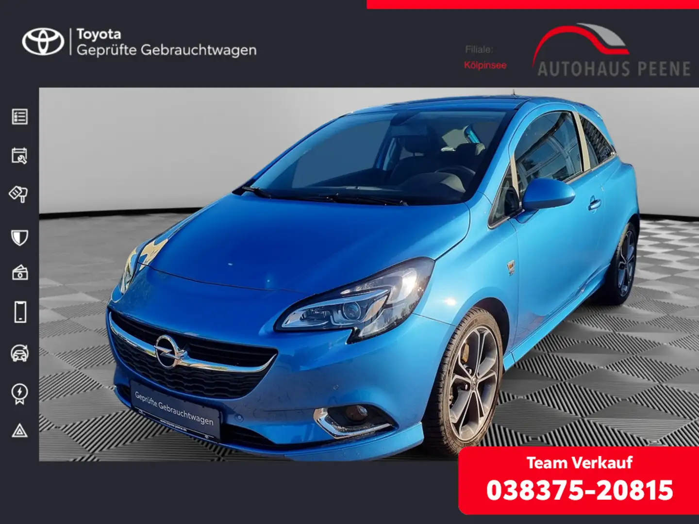 Opel Corsa E 1.4 Innovation ecoFlex Blau - 1