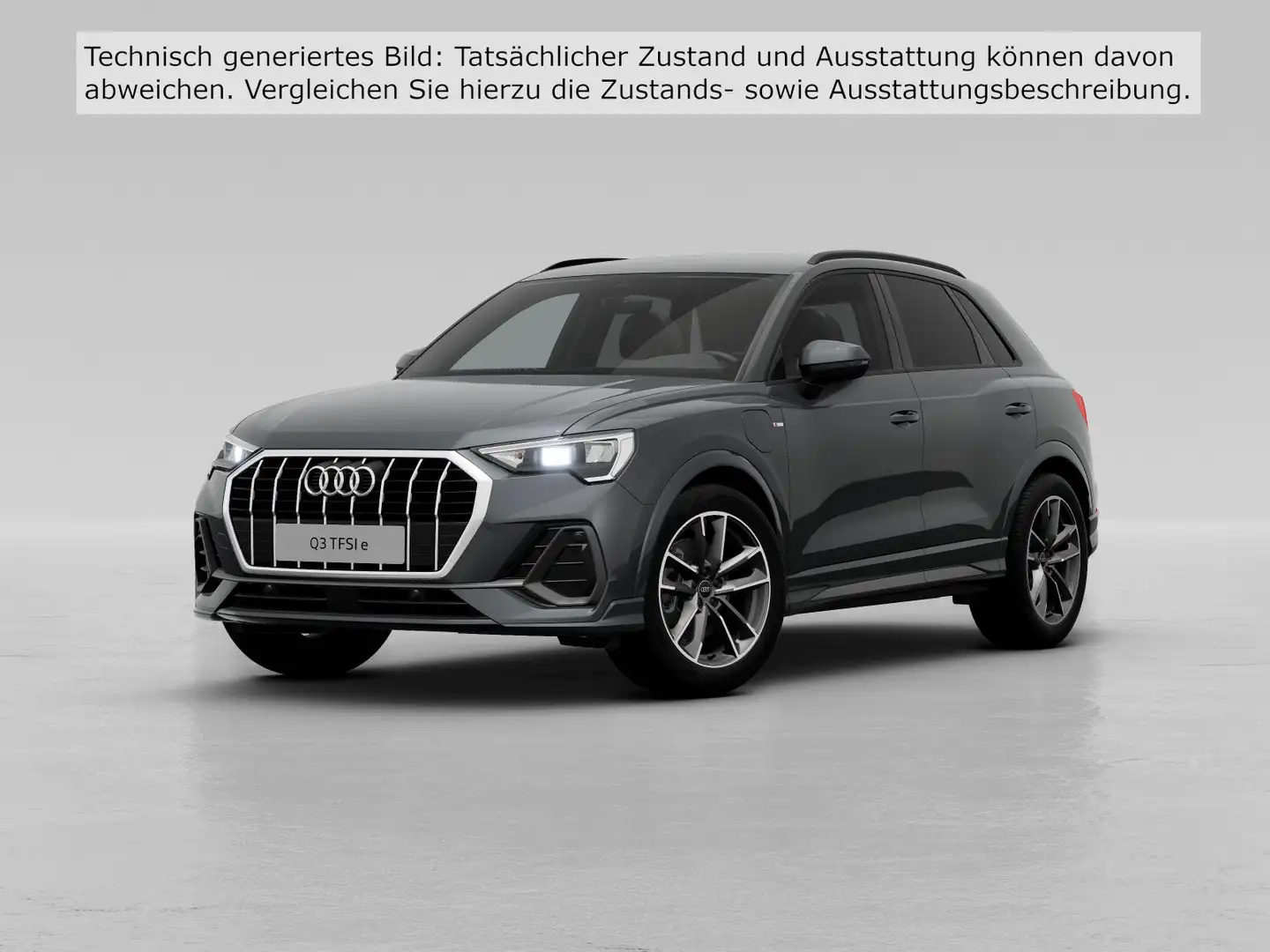 Audi Q3 45 TFSIe S LINE SHZG LEDER AHK LM19 Grau - 2