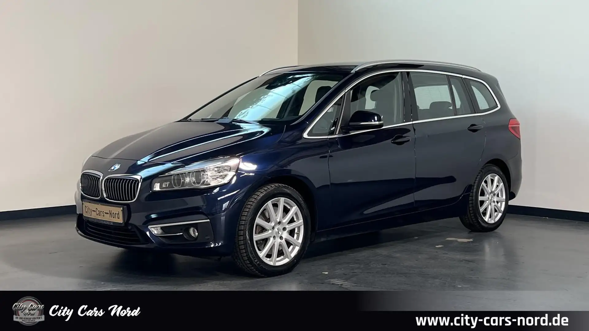 BMW 220 d Luxury Line LED-AHK-KAMERA-MEMORY-KEYLESS Bleu - 1