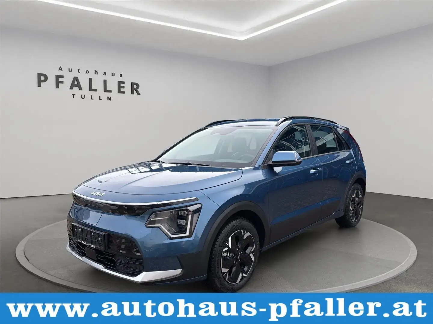 Kia Niro EV Long Range 64kWh Silber Blau - 1