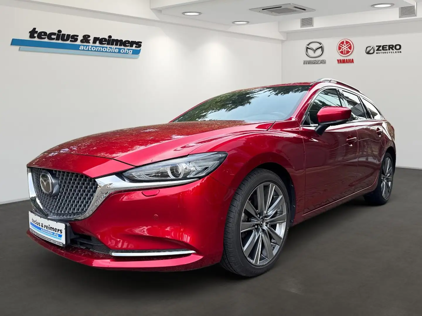 Mazda 6 Kombi SKYACTIV-G 194 AT Sports-Line Plus-P./GSD Rouge - 1