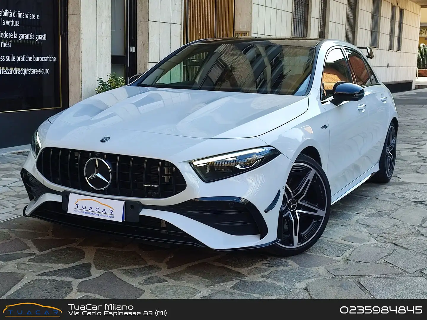 Mercedes-Benz A 35 AMG MHEV Premium Plus Blanc - 1