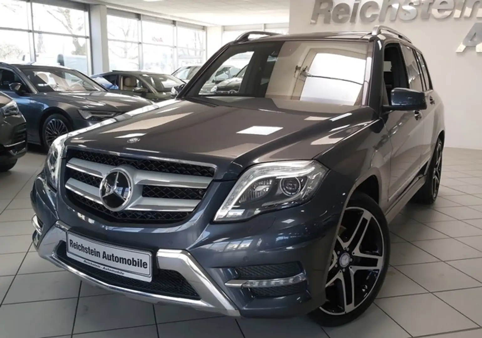 Mercedes-Benz GLK 350 CDI 4M AMG STANDH MEMORY MB SCHECKH PANO Gris - 1