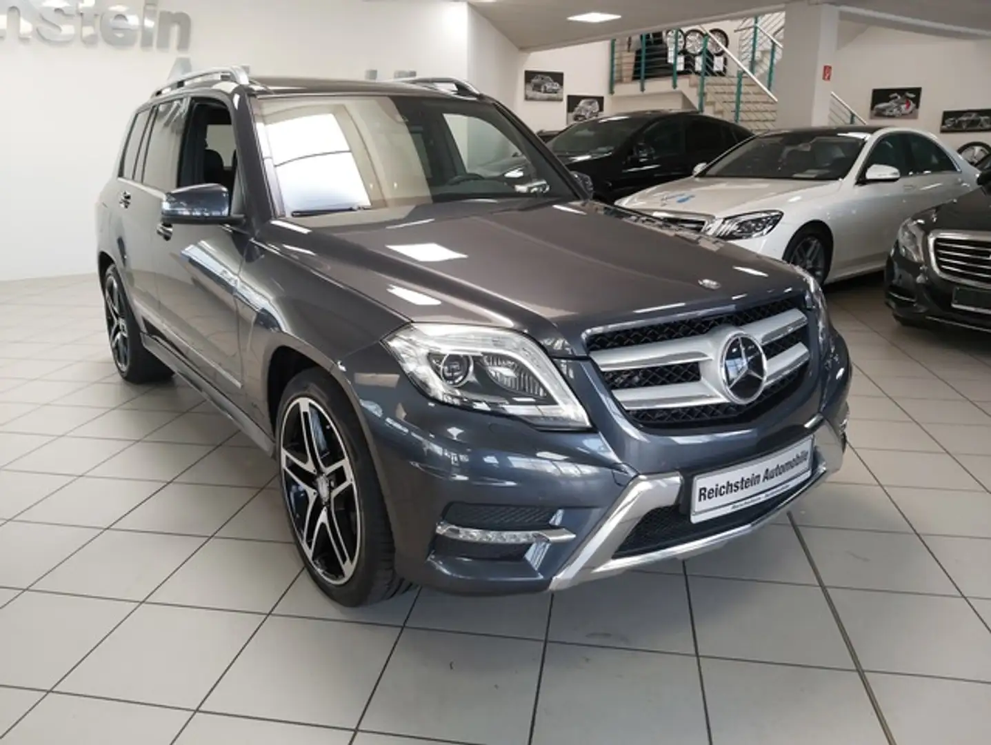 Mercedes-Benz GLK 350 CDI 4M AMG STANDH MEMORY MB SCHECKH PANO Gris - 2