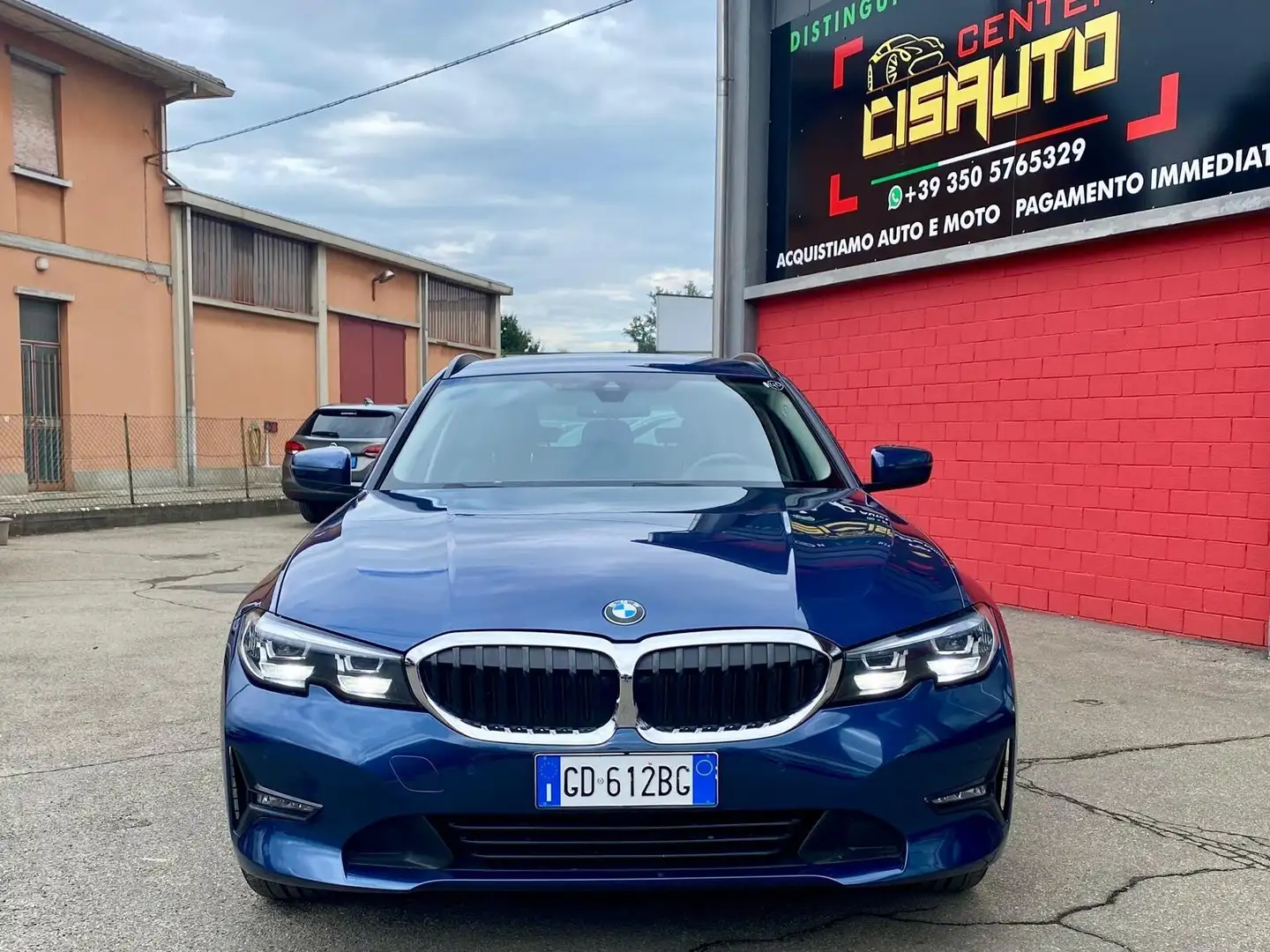 BMW 320 320d 48V Touring Sport Blau - 2