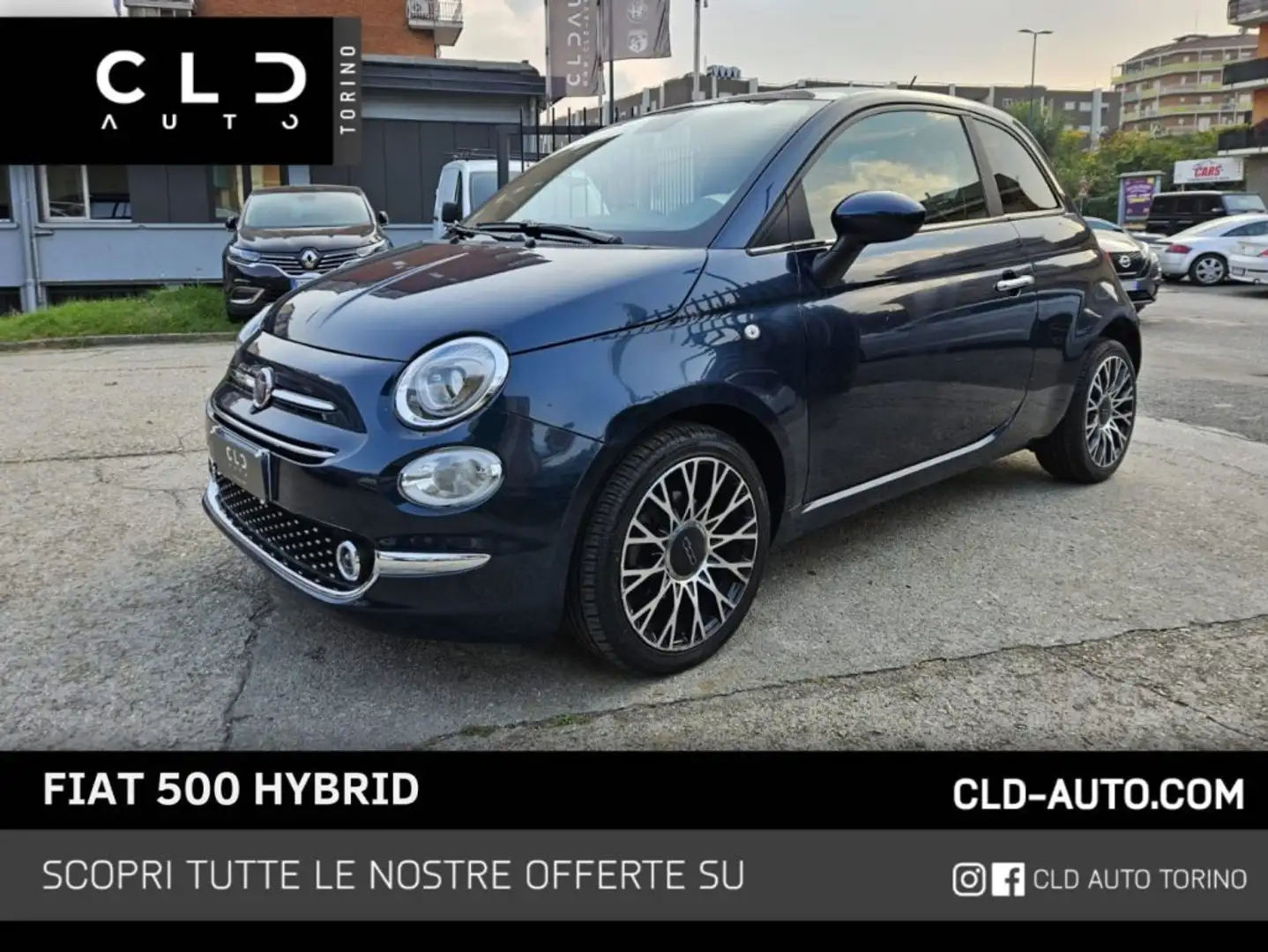 Fiat 500 1.0 Hybrid Dolcevita Blu/Azzurro - 1