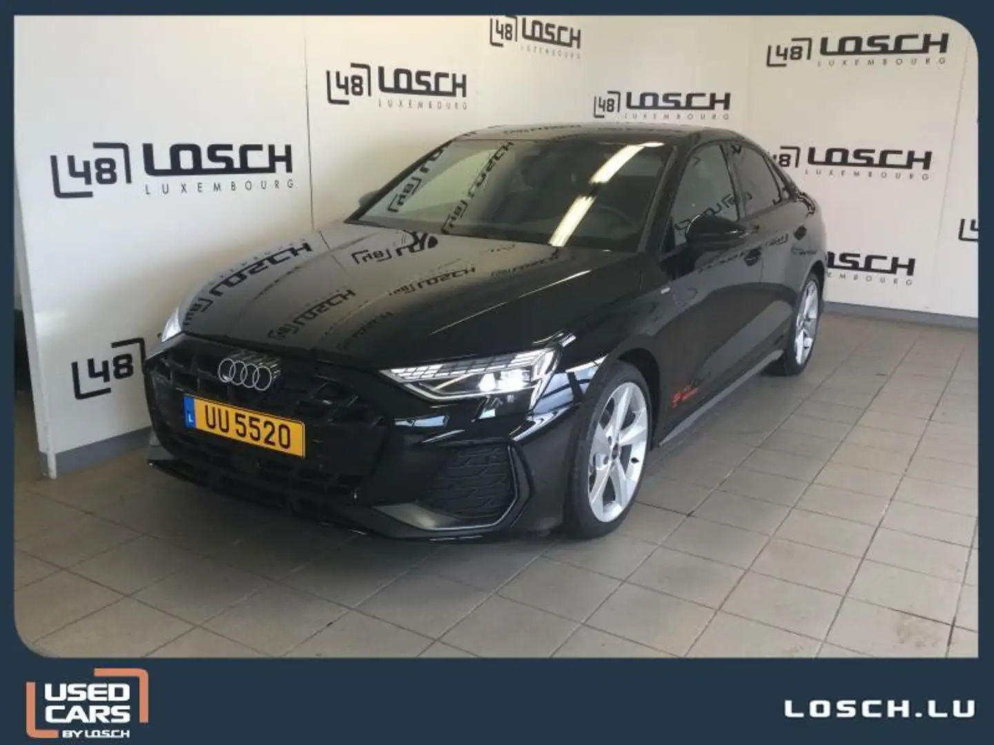 Audi A3 Limousine S line Noir - 1