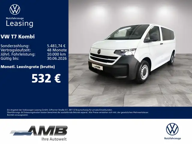 Volkswagen T7 Kombi 2.0 TDI KR FAP+/Climatronic/9Sitz/5J.Ga